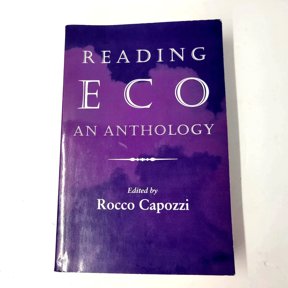 Vintage 1997 Reading Eco An Anthology Rocco Capozzi Indiana Purple PB Semiotics